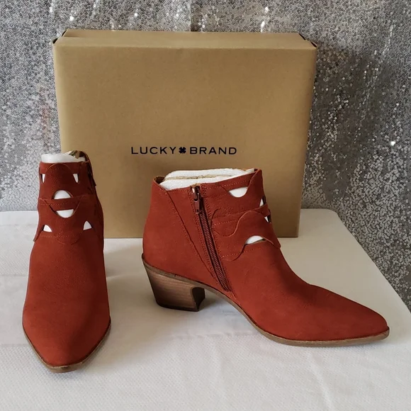 Lucky Brand Shoes New Lucky Brand Gezana Cutout Bootie Poshmark